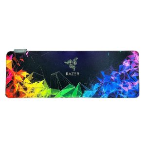 ماوس پد ریزر Razer Mouse Pad RGB سایز 70×30×4mm – طراحی گیمینگ با نورپردازی RGB