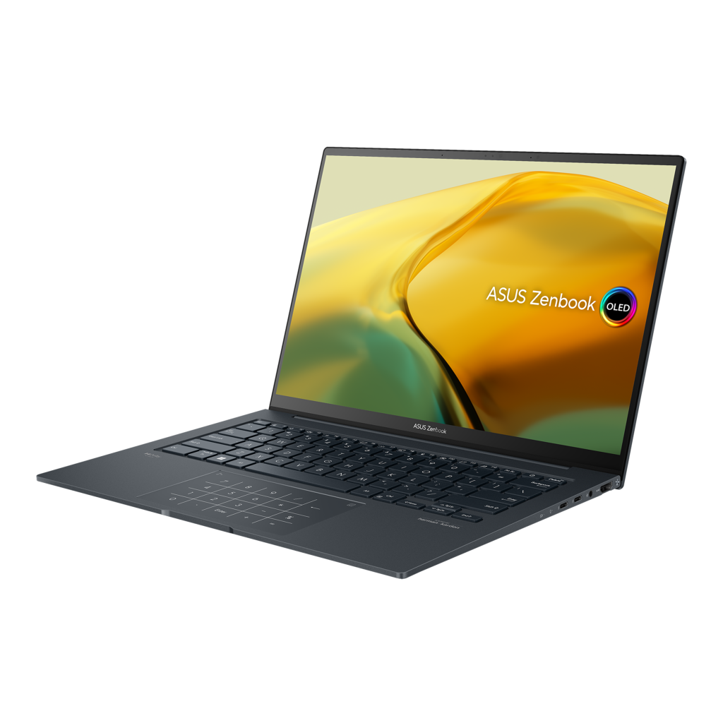 لپ‌ تاپ 14 اینچی ایسوس مدل ZenBook 14X OLED UX3404VA – پردازنده Core i5-13500H | رم 16 گیگابایت | حافظه 512GB SSD | گرافیک 4 گیگابایت RTX 3050 | نمایشگر OLED لمسی | گرید +A