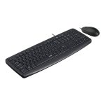 ست ماوس و کیبورد سیمی RAPOO مدل NX1600 – طراحی کاربردی | اتصال با سیم USB | مناسب محیط‌های اداری و خانگی