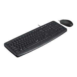 ست ماوس و کیبورد سیمی RAPOO مدل NX1600 – طراحی کاربردی | اتصال با سیم USB | مناسب محیط‌های اداری و خانگی