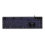 کیبورد بیاند BEYOND BK-7110 Backlight – کیبورد باسیم با نور پس‌زمینه رنگی برای تایپ و گیمینگ