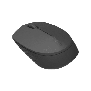 موس بی‌صدا بی‌سیم RAPOO مدل M100 Silent | اتصال سه‌گانه Bluetooth و 2.4GHz | طراحی ارگونومیک | عمر باتری طولانی